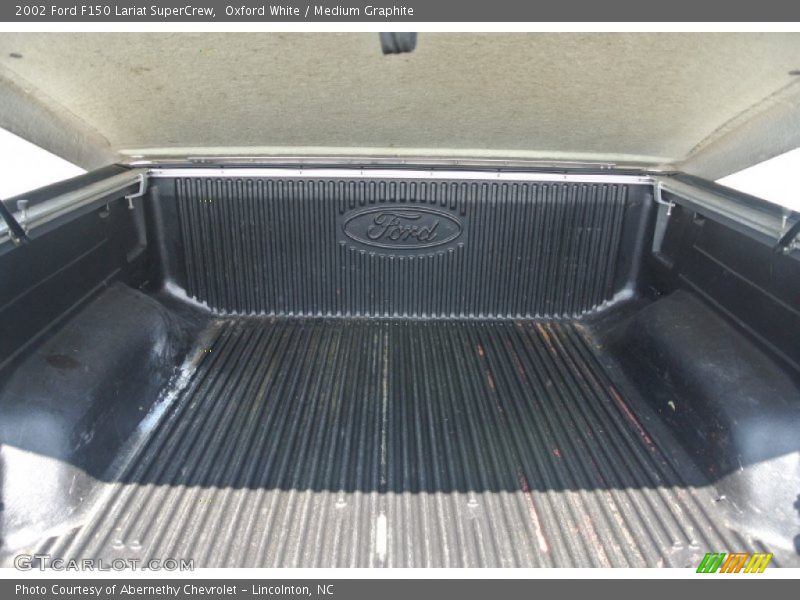 Oxford White / Medium Graphite 2002 Ford F150 Lariat SuperCrew