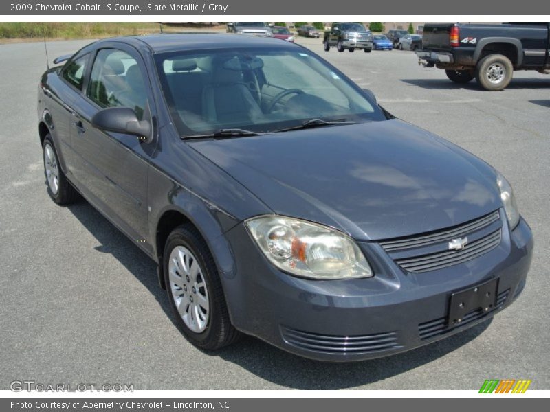 Slate Metallic / Gray 2009 Chevrolet Cobalt LS Coupe