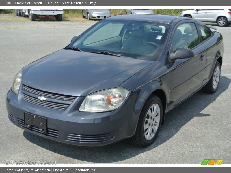 Slate Metallic / Gray 2009 Chevrolet Cobalt LS Coupe
