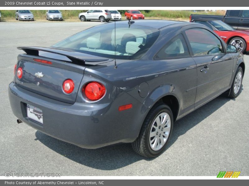 Slate Metallic / Gray 2009 Chevrolet Cobalt LS Coupe