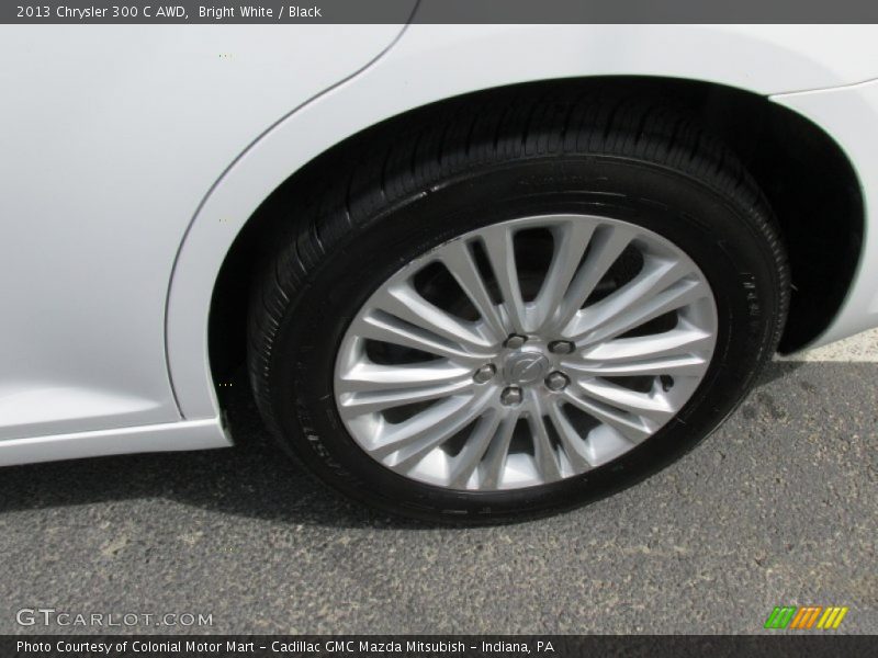 Bright White / Black 2013 Chrysler 300 C AWD