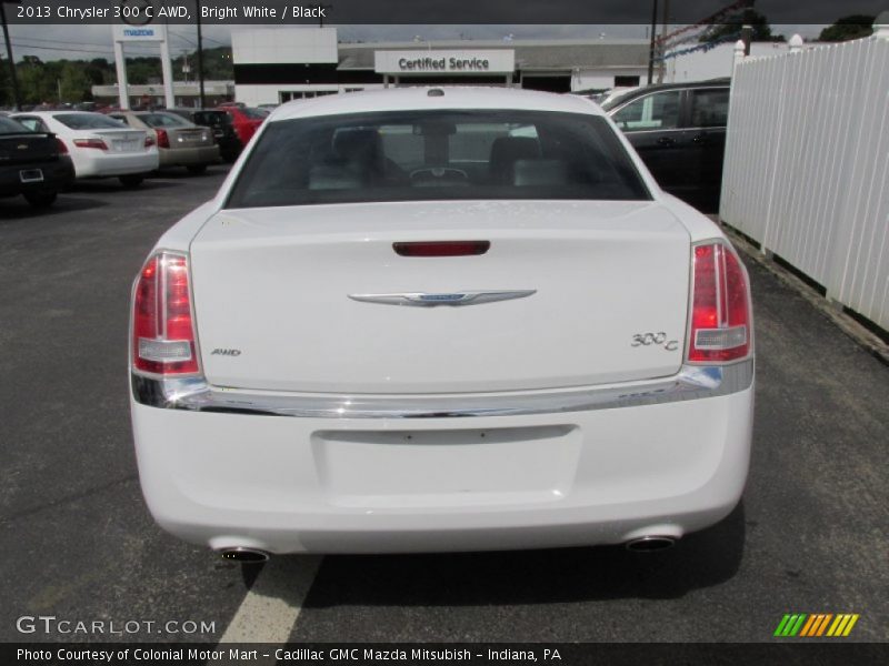 Bright White / Black 2013 Chrysler 300 C AWD