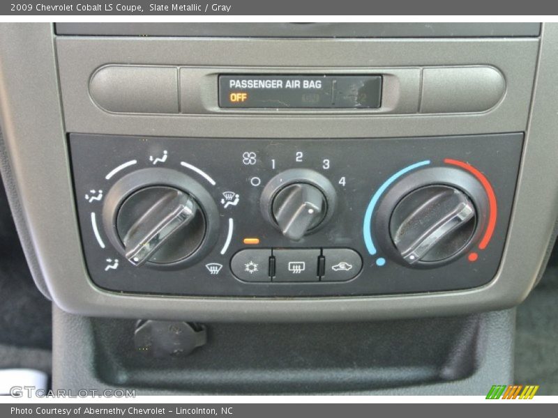 Slate Metallic / Gray 2009 Chevrolet Cobalt LS Coupe