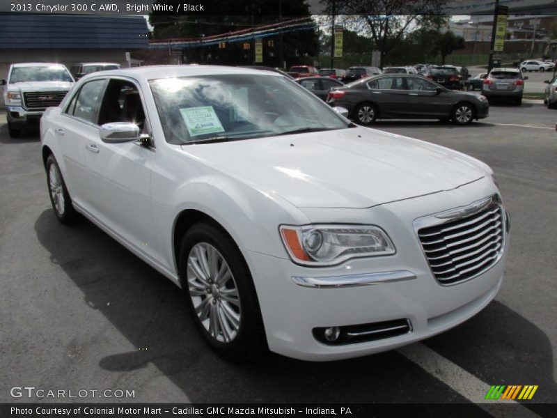Bright White / Black 2013 Chrysler 300 C AWD