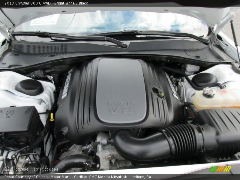 Bright White / Black 2013 Chrysler 300 C AWD