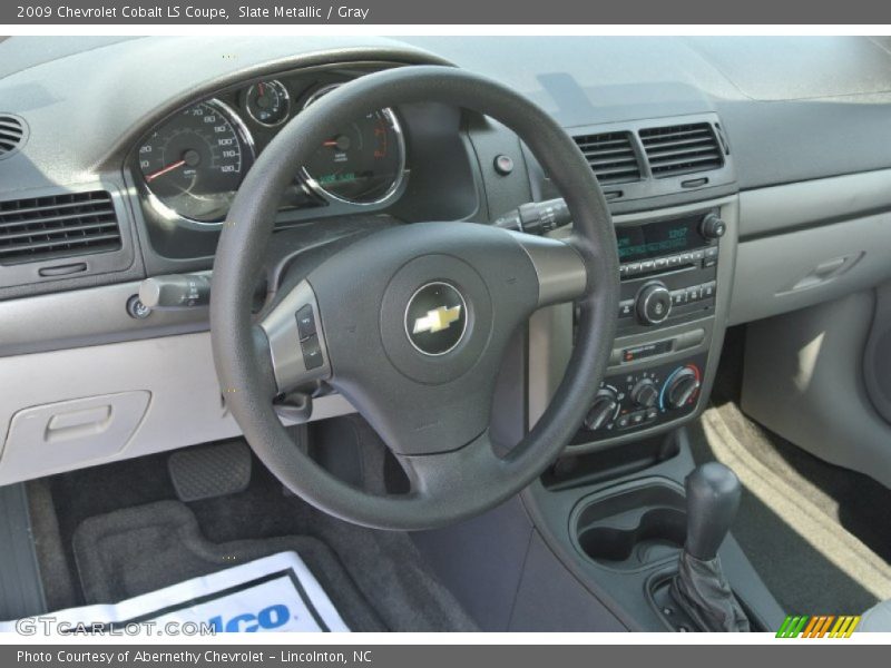 Slate Metallic / Gray 2009 Chevrolet Cobalt LS Coupe