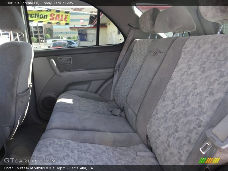 Ebony Black / Gray 2006 Kia Sorento LX