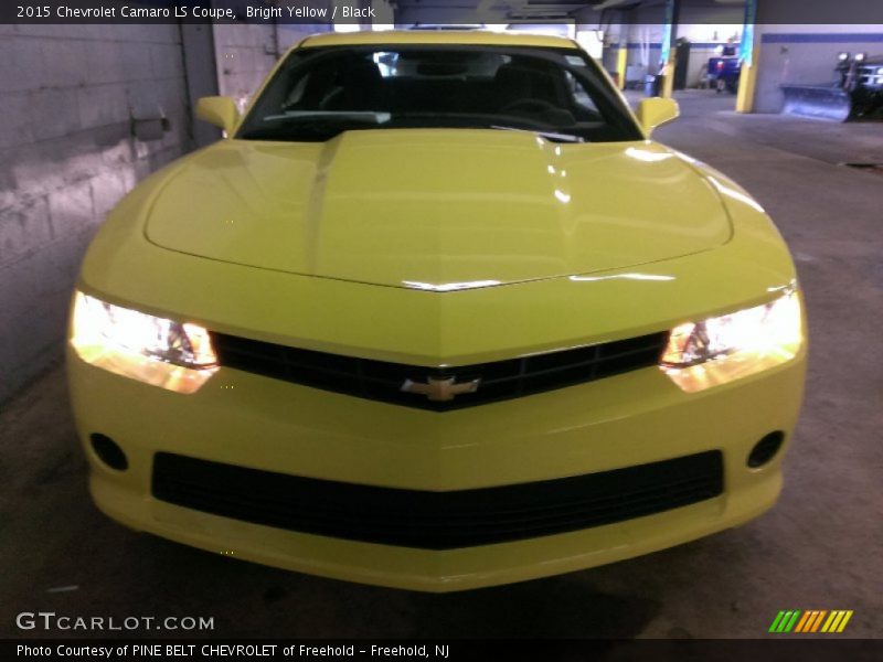 Bright Yellow / Black 2015 Chevrolet Camaro LS Coupe
