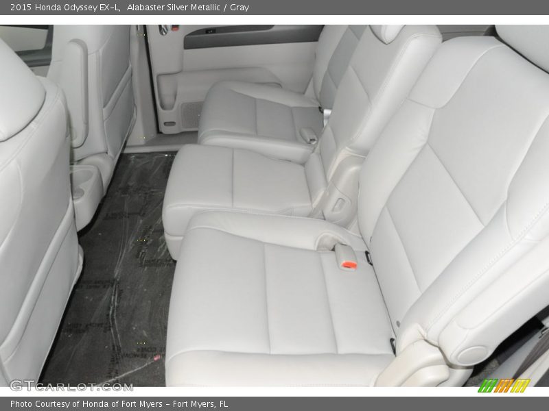 Alabaster Silver Metallic / Gray 2015 Honda Odyssey EX-L