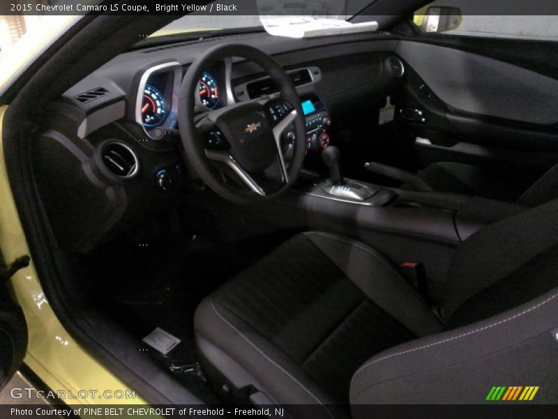 Bright Yellow / Black 2015 Chevrolet Camaro LS Coupe