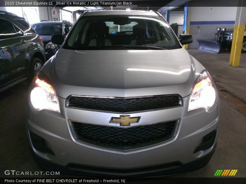 Silver Ice Metallic / Light Titanium/Jet Black 2015 Chevrolet Equinox LS