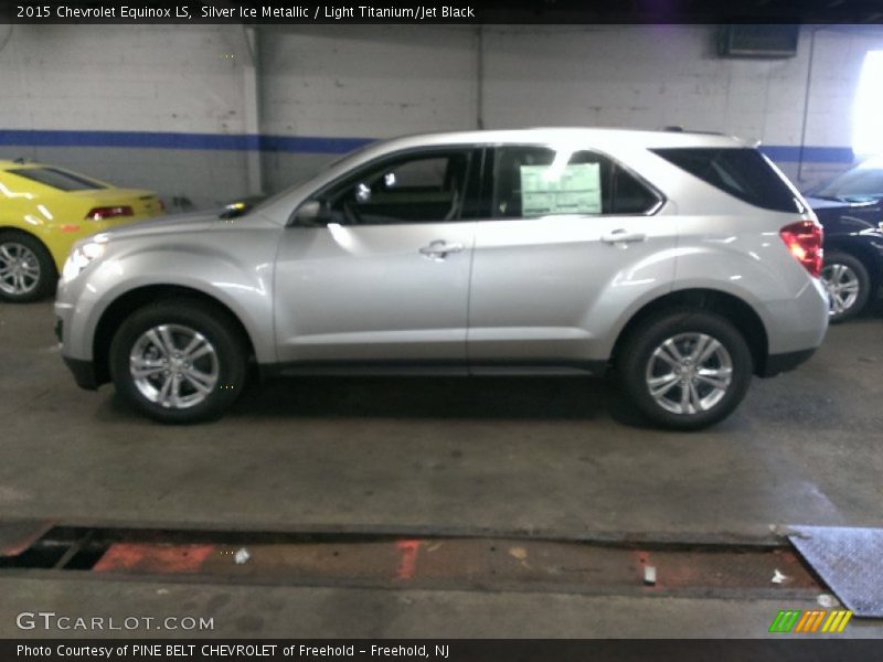 Silver Ice Metallic / Light Titanium/Jet Black 2015 Chevrolet Equinox LS