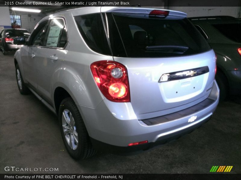Silver Ice Metallic / Light Titanium/Jet Black 2015 Chevrolet Equinox LS