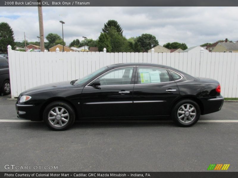 Black Onyx / Titanium 2008 Buick LaCrosse CXL