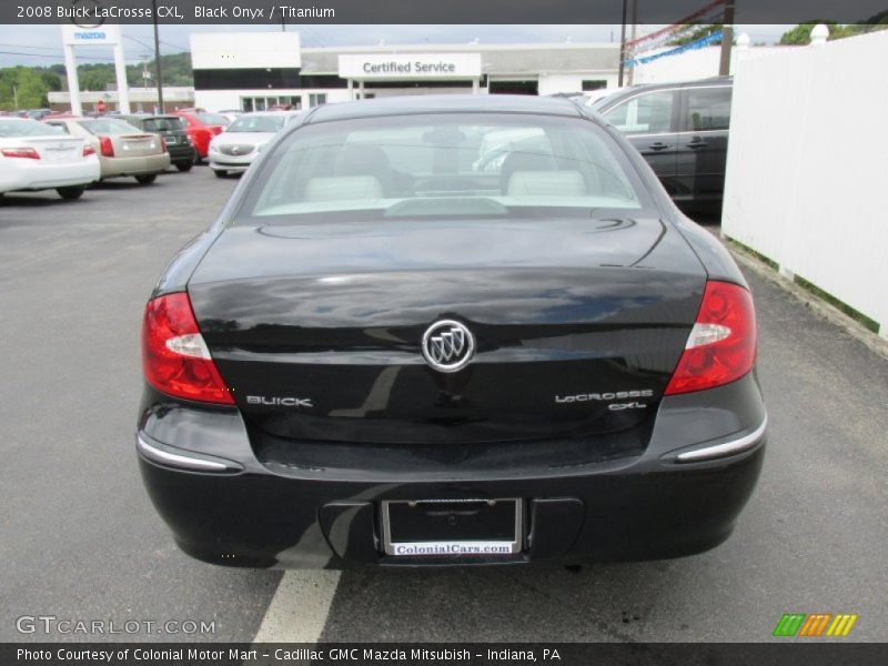 Black Onyx / Titanium 2008 Buick LaCrosse CXL
