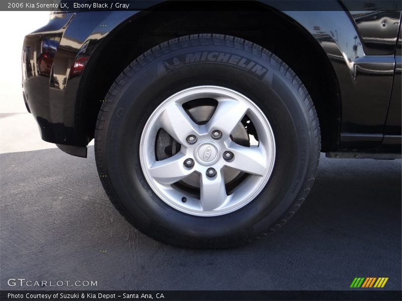 Ebony Black / Gray 2006 Kia Sorento LX