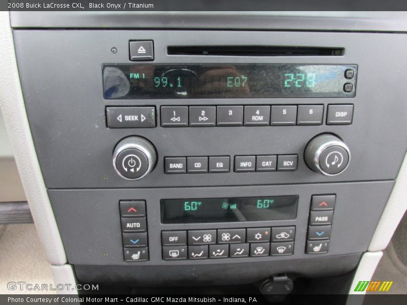 Black Onyx / Titanium 2008 Buick LaCrosse CXL