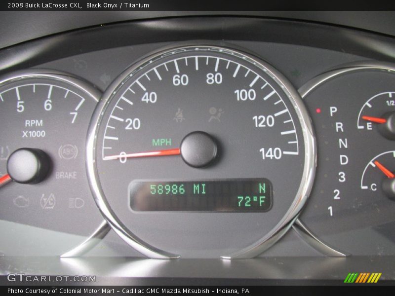 Black Onyx / Titanium 2008 Buick LaCrosse CXL