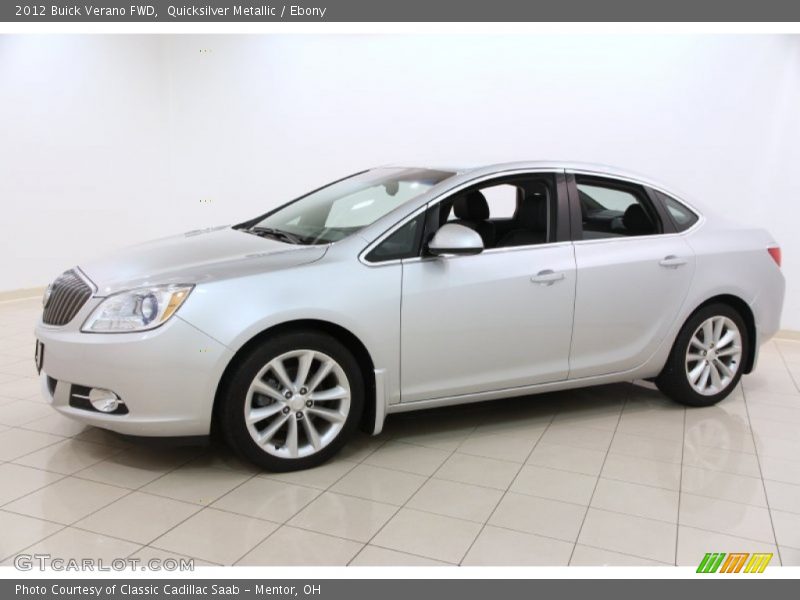 Quicksilver Metallic / Ebony 2012 Buick Verano FWD