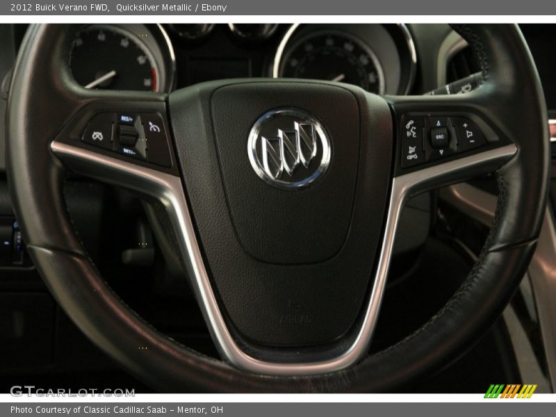 Quicksilver Metallic / Ebony 2012 Buick Verano FWD