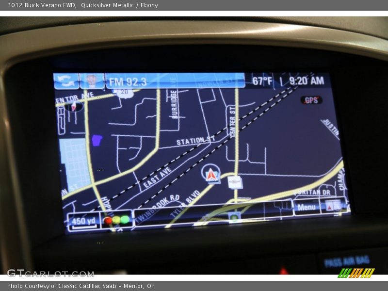 Quicksilver Metallic / Ebony 2012 Buick Verano FWD