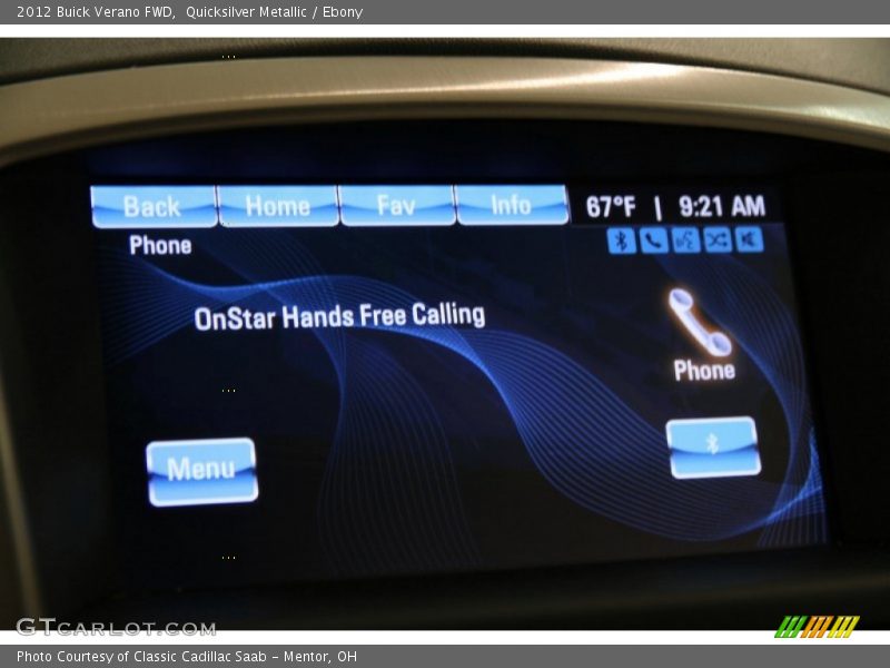 Quicksilver Metallic / Ebony 2012 Buick Verano FWD