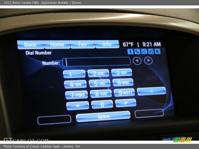 Quicksilver Metallic / Ebony 2012 Buick Verano FWD