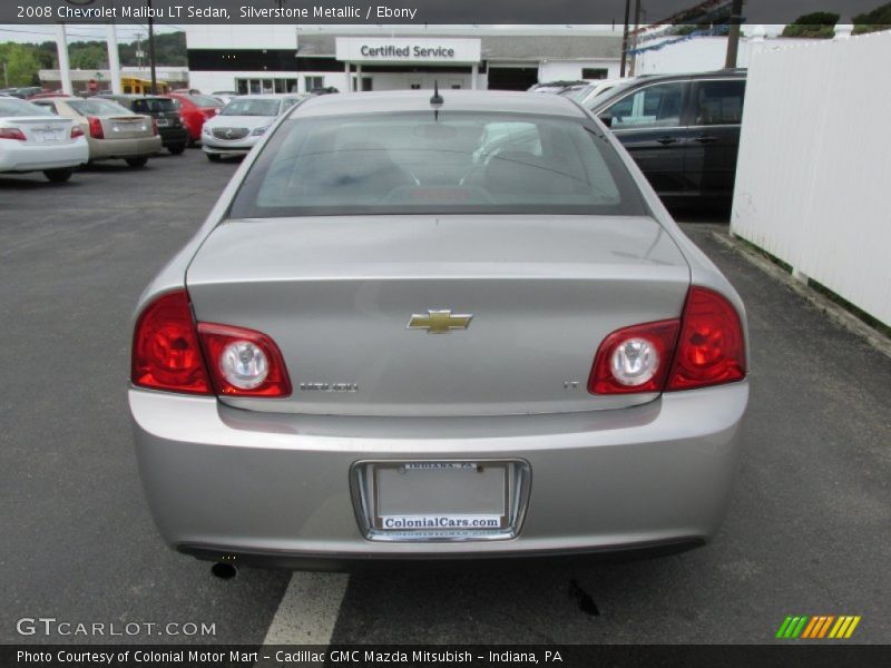 Silverstone Metallic / Ebony 2008 Chevrolet Malibu LT Sedan
