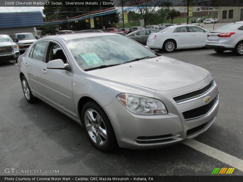 Silverstone Metallic / Ebony 2008 Chevrolet Malibu LT Sedan