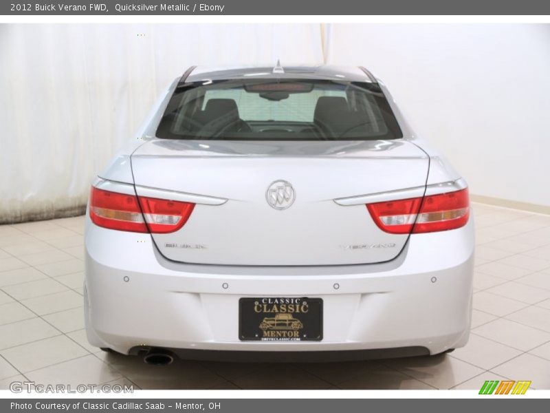 Quicksilver Metallic / Ebony 2012 Buick Verano FWD
