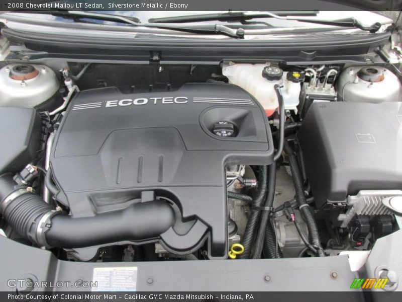 Silverstone Metallic / Ebony 2008 Chevrolet Malibu LT Sedan