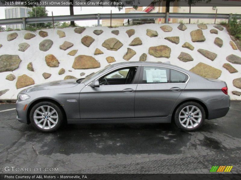 Space Gray Metallic / Black 2015 BMW 5 Series 535i xDrive Sedan