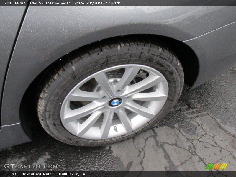 Space Gray Metallic / Black 2015 BMW 5 Series 535i xDrive Sedan
