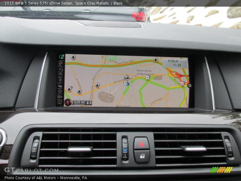 Space Gray Metallic / Black 2015 BMW 5 Series 535i xDrive Sedan