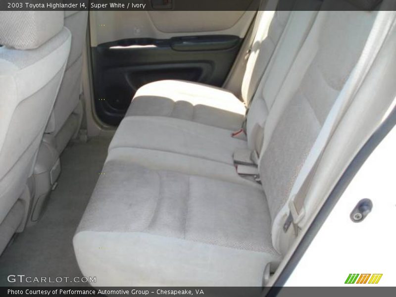 Super White / Ivory 2003 Toyota Highlander I4