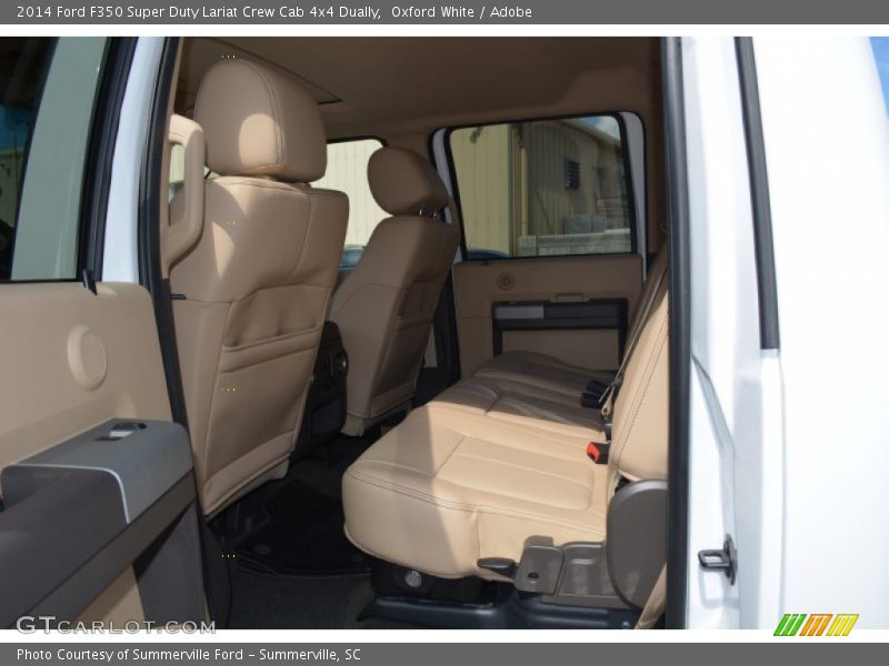 Oxford White / Adobe 2014 Ford F350 Super Duty Lariat Crew Cab 4x4 Dually