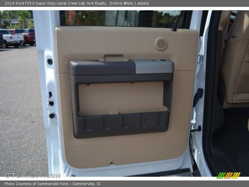 Oxford White / Adobe 2014 Ford F350 Super Duty Lariat Crew Cab 4x4 Dually