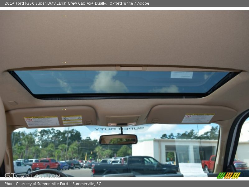 Oxford White / Adobe 2014 Ford F350 Super Duty Lariat Crew Cab 4x4 Dually