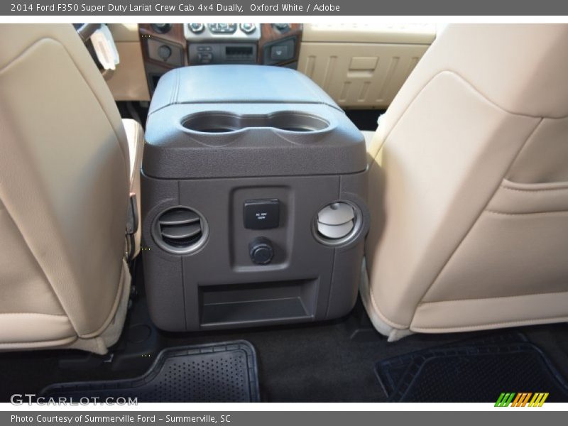 Oxford White / Adobe 2014 Ford F350 Super Duty Lariat Crew Cab 4x4 Dually