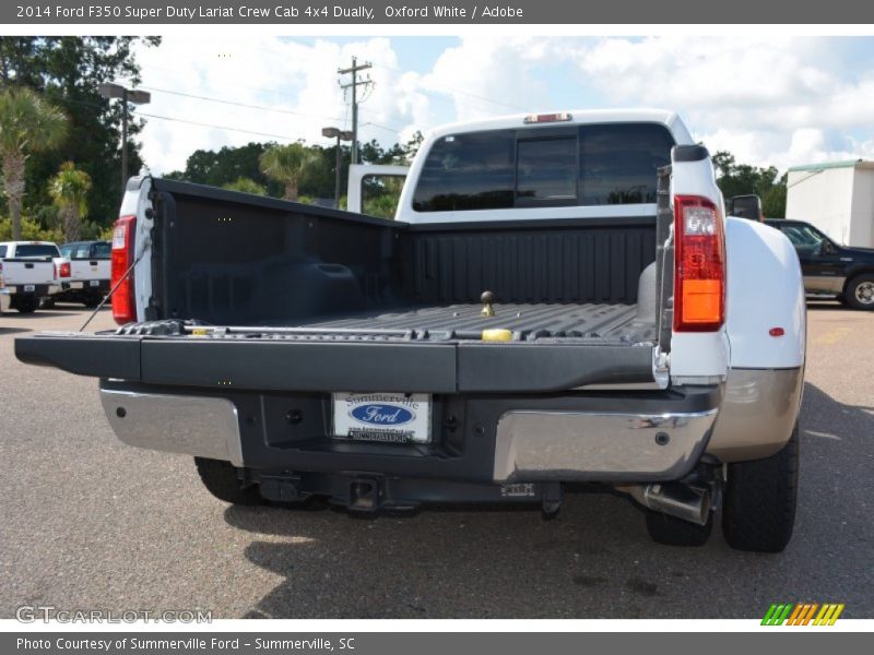 Oxford White / Adobe 2014 Ford F350 Super Duty Lariat Crew Cab 4x4 Dually