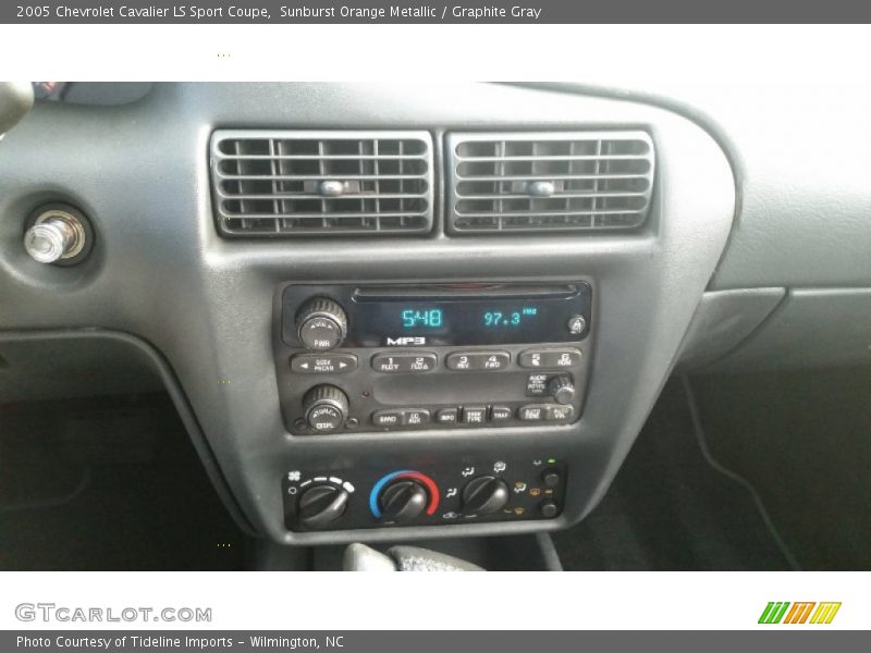 Sunburst Orange Metallic / Graphite Gray 2005 Chevrolet Cavalier LS Sport Coupe