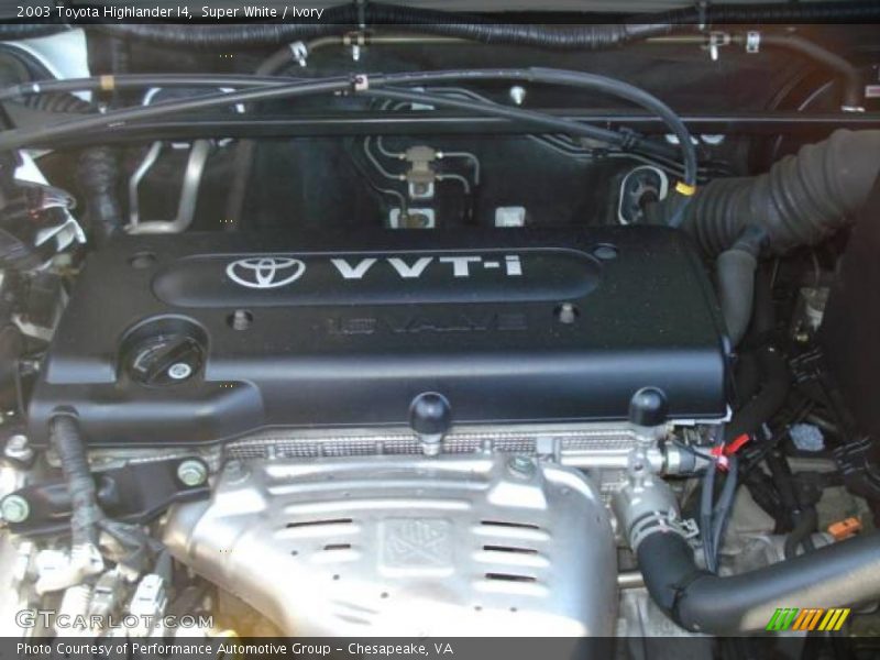 Super White / Ivory 2003 Toyota Highlander I4