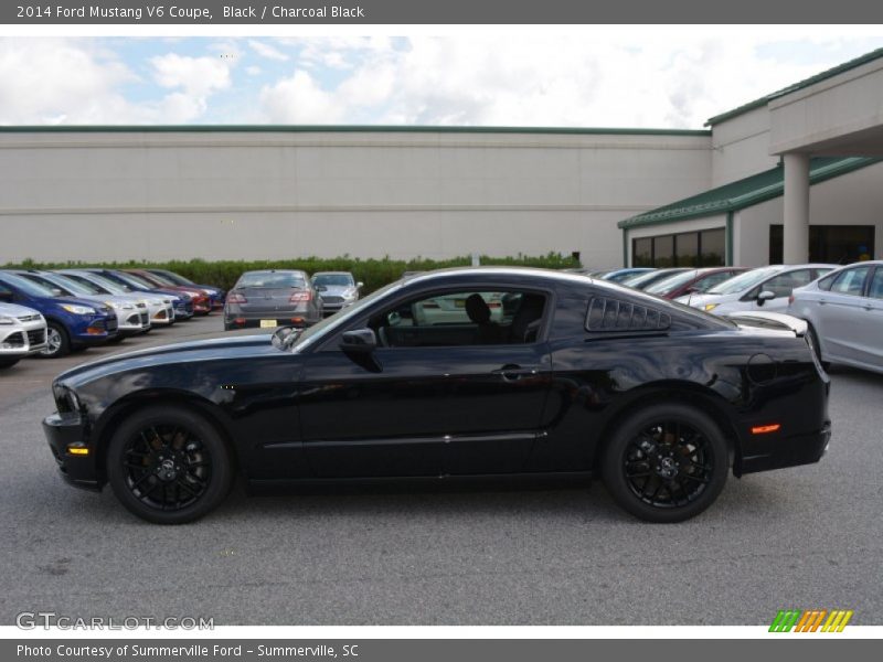 Black / Charcoal Black 2014 Ford Mustang V6 Coupe