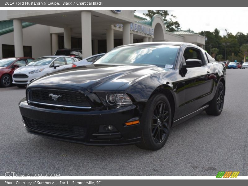 Black / Charcoal Black 2014 Ford Mustang V6 Coupe