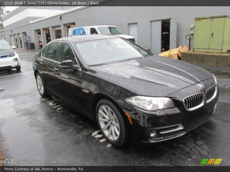 Jet Black / Black 2015 BMW 5 Series 535i xDrive Sedan