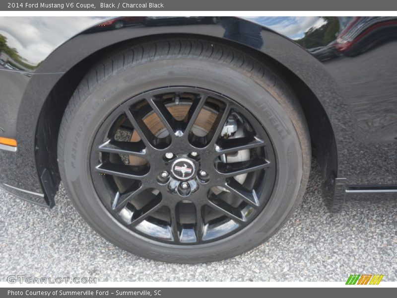 Black / Charcoal Black 2014 Ford Mustang V6 Coupe