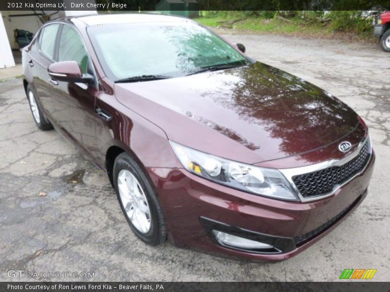 Dark Cherry / Beige 2012 Kia Optima LX