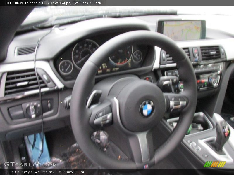 Jet Black / Black 2015 BMW 4 Series 435i xDrive Coupe