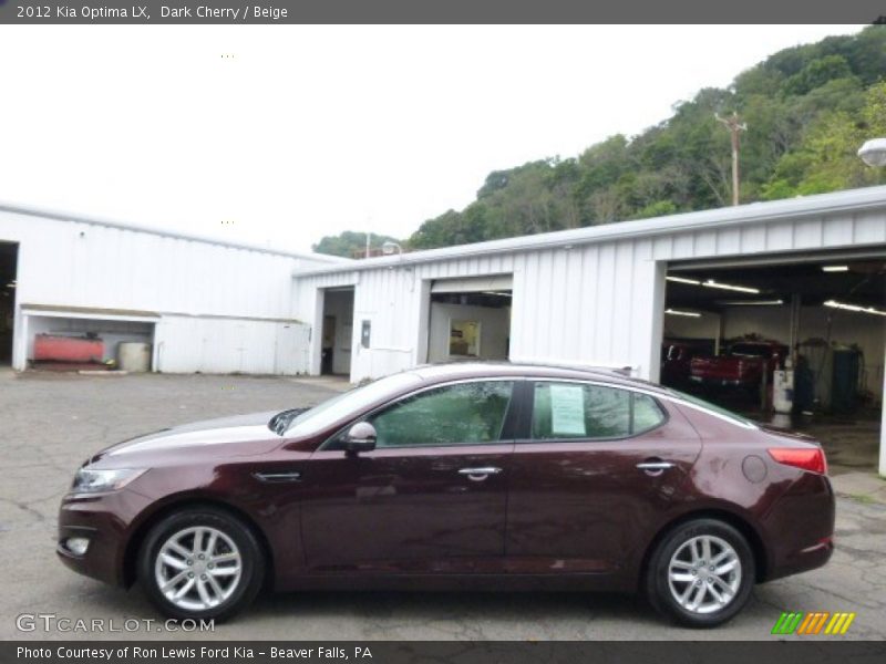 Dark Cherry / Beige 2012 Kia Optima LX