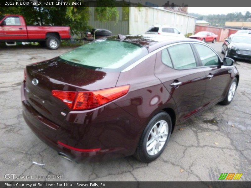 Dark Cherry / Beige 2012 Kia Optima LX